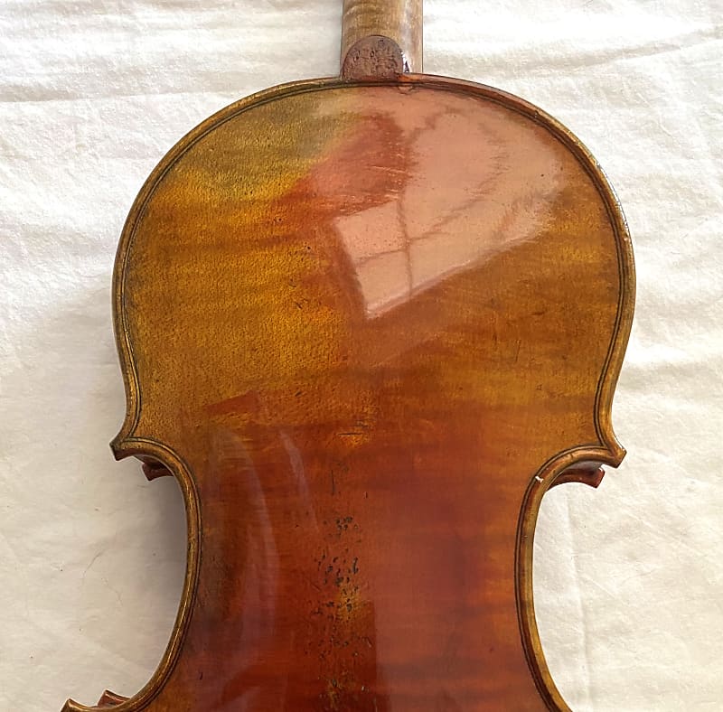 Hiroshi Kono 1 2 size new Japanese violin one piece back