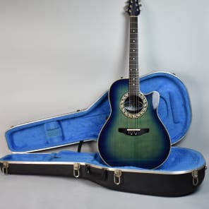 90's Ovation 3862 Pinnacle Series Trans Blue Rare Electric