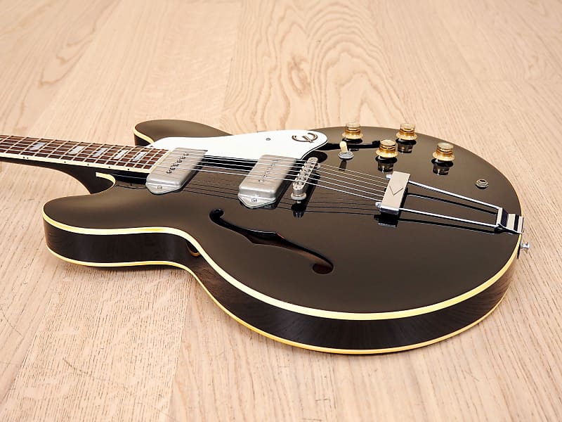 1992 Epiphone Casino Vintage Reissue Electric Guitar Ebony P