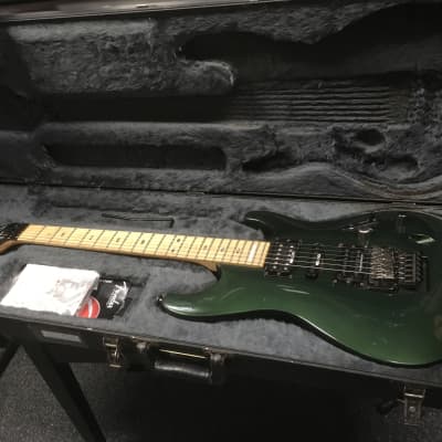 Ibanez 540SJM (jade metallic) solid body electric guitar made in Japan April 1992 in very good condition with original Ibanez prestige deluxe hard case with owners manual included. image 22