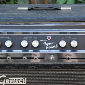 Gretsch Valco Twin Reverb Model 6162 Tube Amplifier 1968 Grey