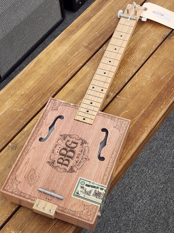 Cigar Box 3 String Home Made Reverb UK