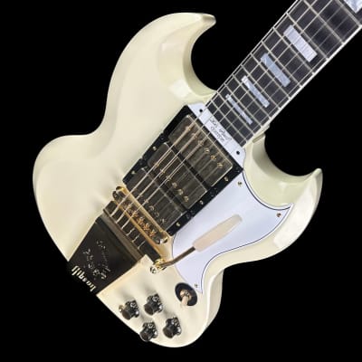 Used 2021 Gibson Custom Shop 1961 SG Custom Polaris White w/case TSU13133 image 2