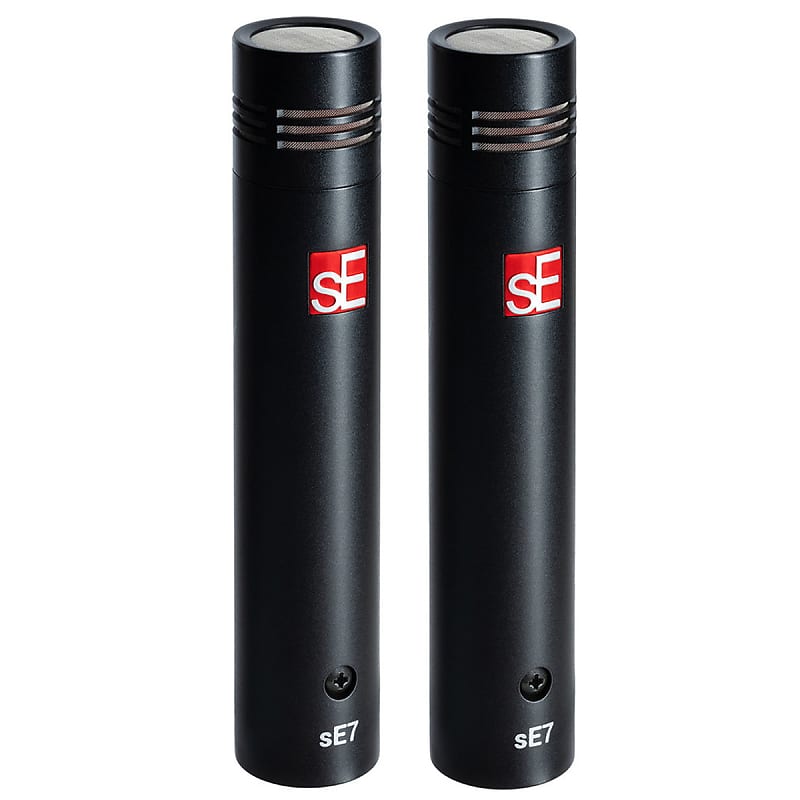 sE Electronics SE7 Small Diaphragm Cardioid Condenser Microphone Matched Pair image 1