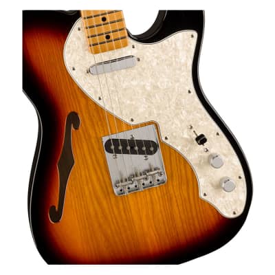 Fender Vintera II 60s Telecaster Thinline - 3-Color Sunburst w/ Maple FB image 4