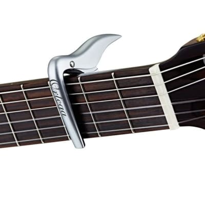 Ortega Guitars Capo-Quick Change Clamp-Classical Guitars w/Flat Fretboards (OCAPO-CR) image 2