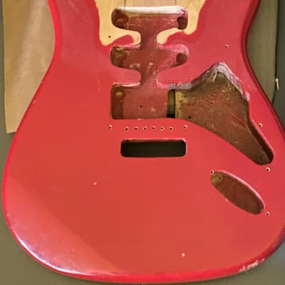 Unbranded Strat style guitar body project image 1