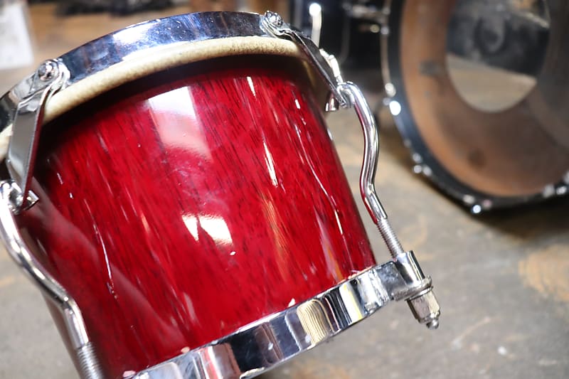 Toca Kaman Bongos Cherry Red Vintage | Reverb Toca Kaman Bongos Cherry Red Vintage | Reverb