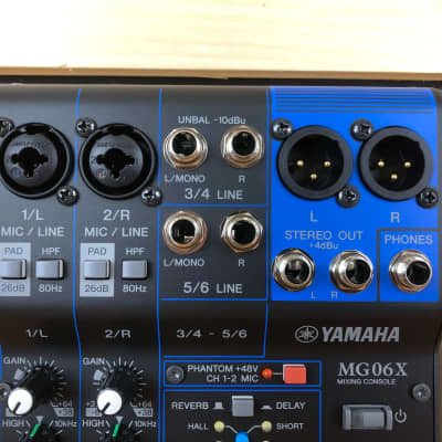 Yamaha MG06X 6-Input Stereo Mixer with Effects image 7