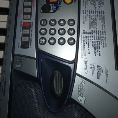 Yamaha PSR-280 Workstation Keyboard Piano Synth MIDI 61 Keys DJ mode power supply image 4