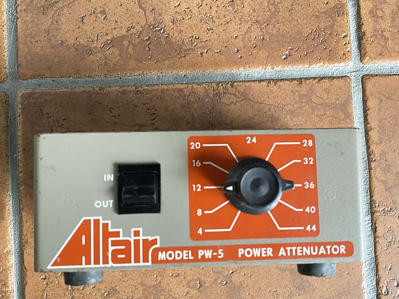 Altair PW5 Power Attenuator 1980s Grey Reverb