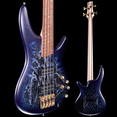 Ibanez SR Standard 4-string Electric Bass, Cosmic Blue Frozen Matte 7lbs 9.9oz image 1