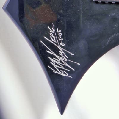 B.C. Rich Bronze Series Warlock Black Kerry King Signature electric guitar used image 15