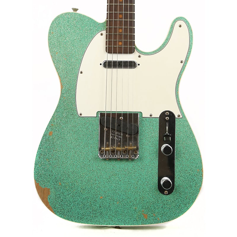 Fender Custom Shop '60s Telecaster Custom Seafoam Sparkle 2018 image 1