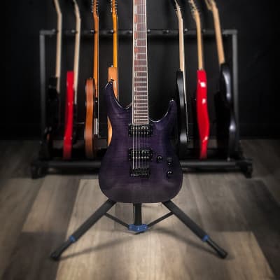 ESP LTD H-200FM Electric Guitar - See Thru Purple image 1