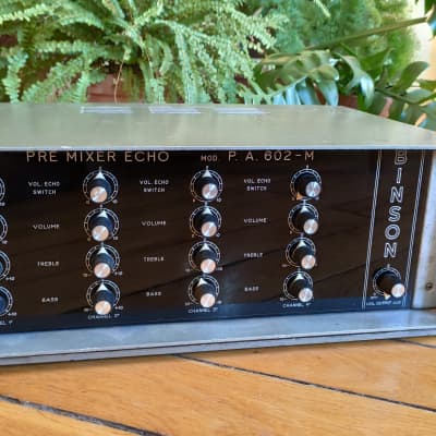 BINSON Pre Mixer Echo PA 602-M - Fully restored | Reverb