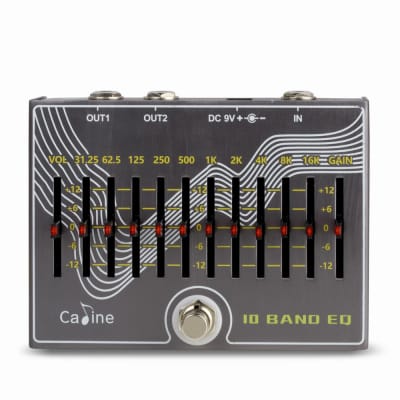 Caline CP-81, 10 Band EQ Plus Volume, Guitar Effect Pedal image 3