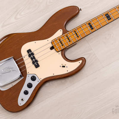 Greco JB-500S Electric J Bass 1974 Sunburst Block Inlays