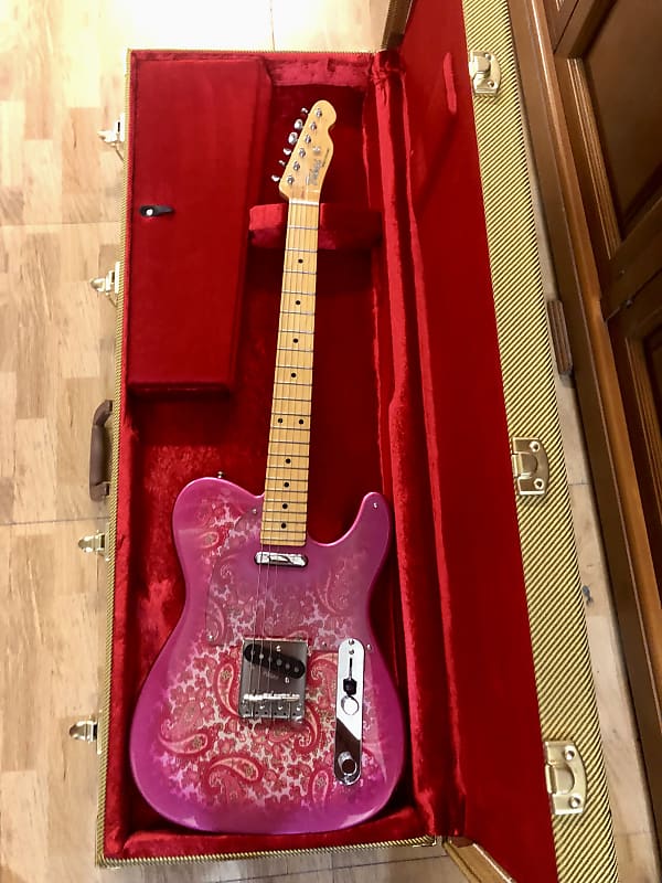 Tokai pink shop paisley telecaster