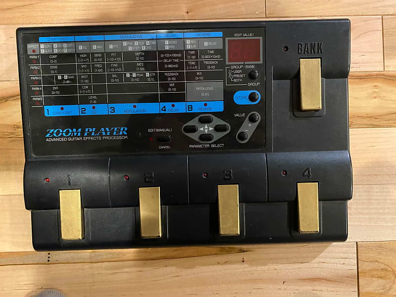 Zoom Player 2020 Advanced Guitar Effects Processor (Vintage Reverb