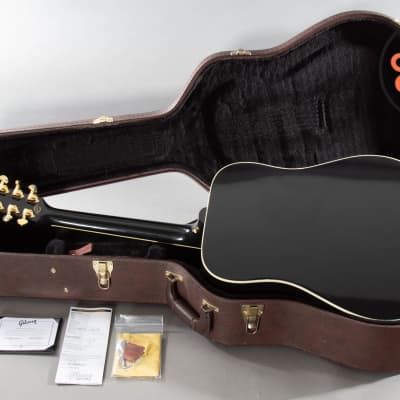 2020 Gibson Custom Shop Hummingbird Ebony Black image 6