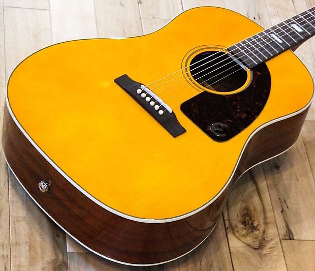 Epiphone Inspired By 1964 Texan Acoustic-Electric Guitar image 1