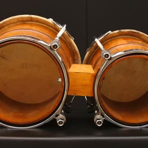 JCR Percussion Bongo Drums USA Wood Bongos 6.5