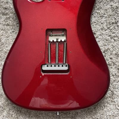 SX VTG STRAT STYLE 3/4 SIZE Electric Guitar - Cherry Red image 4