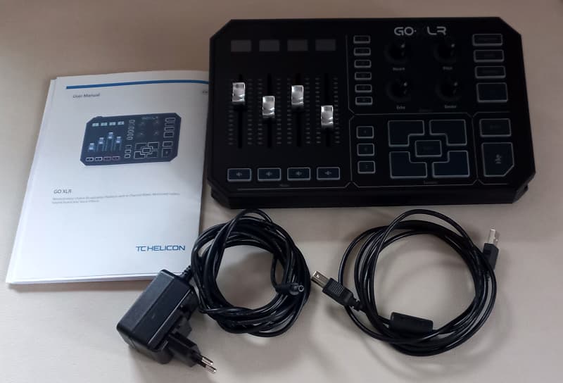 TC Helicon GoXLR, Go XLR, 4-Channel Mixer, Motorized Faders, Sound Board  and Vocal Effects