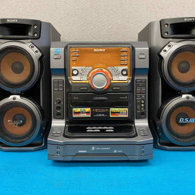 Sony HCD-ZX6 Stereo 540W 5 Disc Changer MP3 Music System