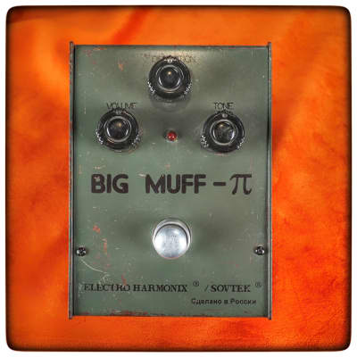 Electro Harmonix / SOVTEK 'Green Russian' Big Muff π V7 (Tall Font)