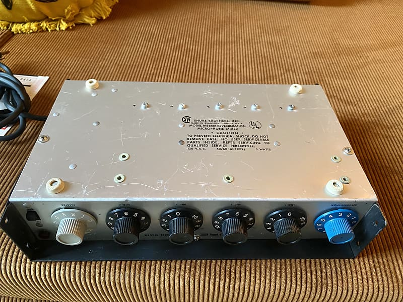 Vintage '60s-'70s Shure M68-RM mic preamp / mixer / spring