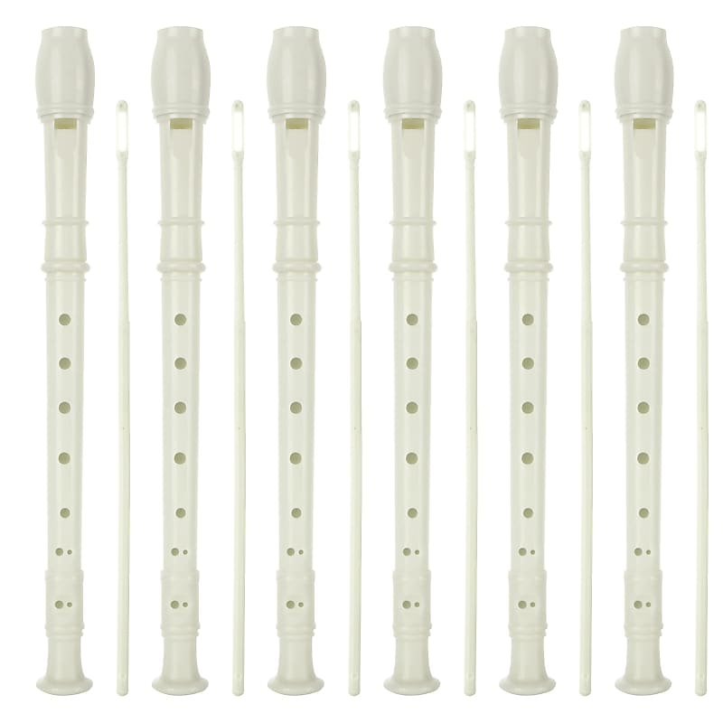 16 Pack 8 Hole Recorder Flute, Plastic Recorders Musical | Reverb