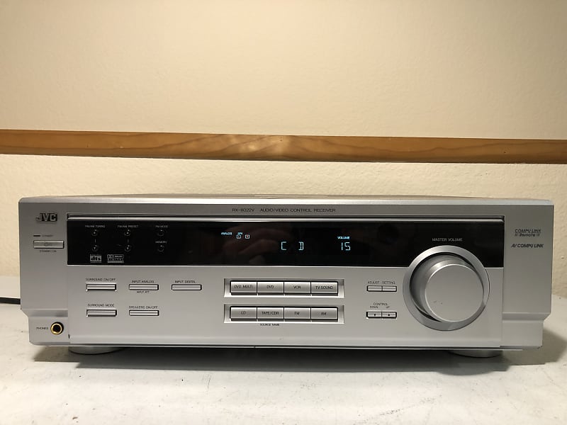 JVC RX-6022V Receiver HiFi Stereo Vintage Channel Dolby Home Audio  Silver