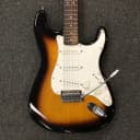 Used Squier AFFININTY STRATOCASTER Electric Guitars Tobacco Sunburst