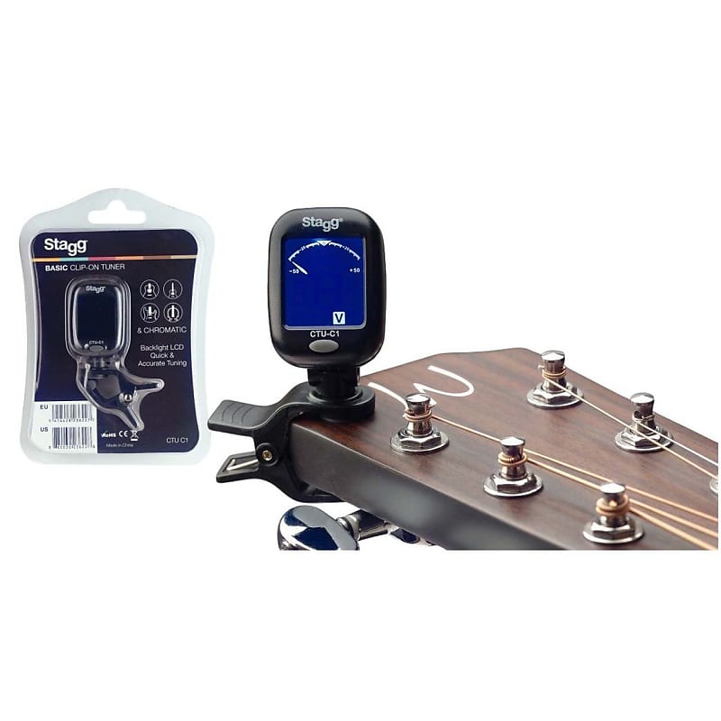 Stagg CTU-C1 Digital Clip On Tuner | Reverb