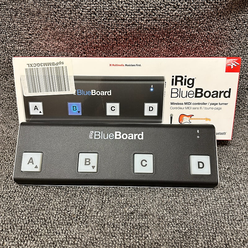 IK iRig BlueBoard Bluetooth MIDI Pedalboard | Reverb UK