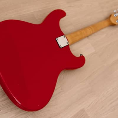 1970s Mosrite Ventures Model Vintage Guitar Strawberry Red w/ Case, Firstman Japan image 14
