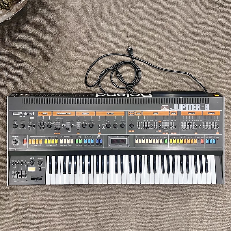 Roland Jupiter-8 61-Key Synthesizer 1981 - 1985 - Black image 1
