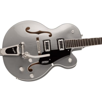 Gretsch G5420T Electromatic Classic Hollow Body Single-Cut Bigsby Electric Guitar, Airline Silver image 11