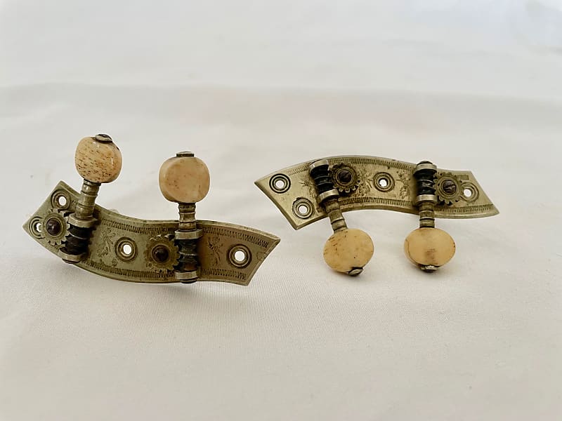 Antique Fiddle Violin Tuning Machines Reverb