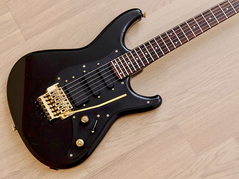 1986 Ibanez Roadstar II Series RG650 HSS Vintage S-Style Electric Guitar  Black w/ Floyd Rose, Japan