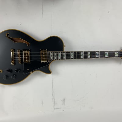 ESP LTD Xtone PS-1000 Vintage Black Semi-Hollow Electric Guitar B-Stock image 13