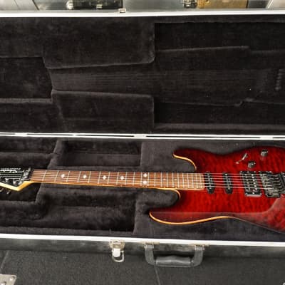 Schecter Diamond Series FR - Flame Red w/ Schecter Molded Case image 18