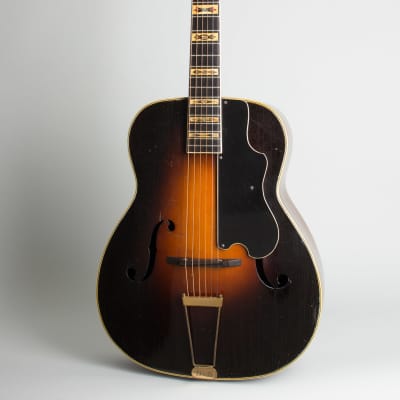 Bacon & Day  Ne Plus Ultra Troubadour Model 3R Arch Top Acoustic Guitar (1933), ser. #33241, vintage tweed hard shell case. image 1