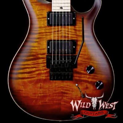 Paul Reed Smith PRS Bolt-On Series Dustie Waring Signature CE 24 Floyd FR Maple Board Burnt Amber Smokeburst for sale