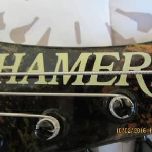 Hamer Chaparral  5 String Bass USA  1992 Iridescent Reverse Headstock W/Original Case image 10