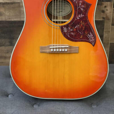 Epiphone Hummingbird Studio Acoustic - Solid Top - Faded Cherry for sale