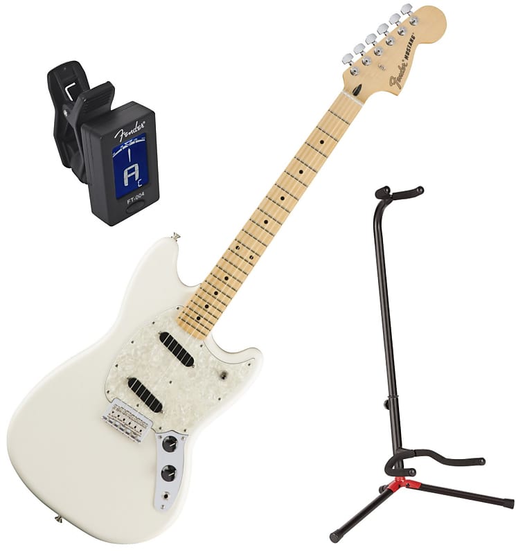 Fender Offset Series MUSTANG MN Olympic White Electric