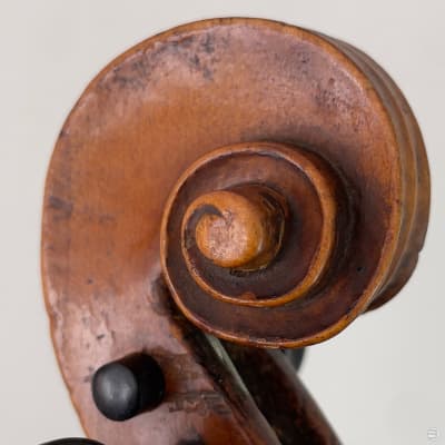 Antique Violin from Klingenthal, Germany - Labeled: J. N. Le Clerc - c. 1800 - LOB: 356 mm image 15